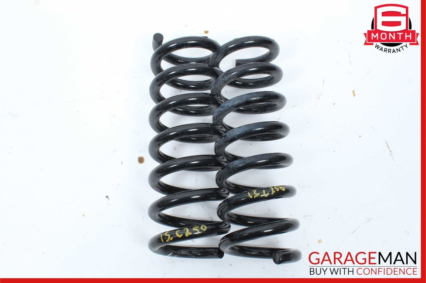 08-14 Mercedes W204 C250 C300 Rear Shock Absorber Suspension Coil Spring Set OEM