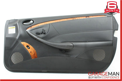 03-05 Mercedes W209 CLK55 AMG Complete Front Right Interior Door Panel Black OEM