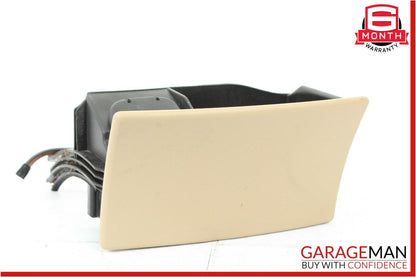 03-09 Mercedes W211 E350 Rear Center Console Ashtray Compartment Lighter Brown