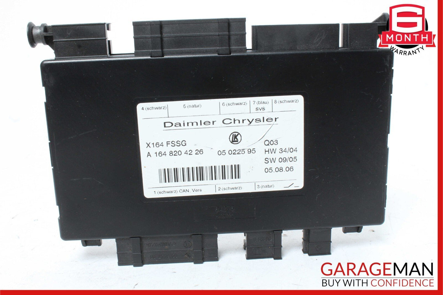 07-12 Mercedes GL550 GL320 Rear 3rd Third Row Seat Power Folding Control Module