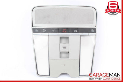 07-10 Mercedes W216 CL550 S550 Overhead Dome Light Sunroof Control Assy Gray OEM