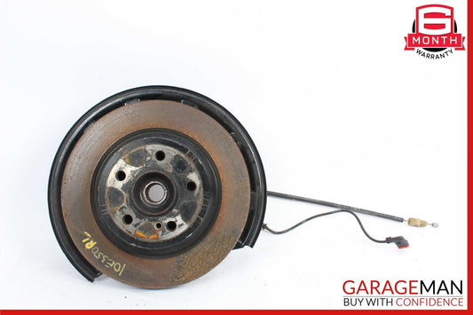10-18 Mercedes W212 E350 Rear Left Side Spindle Knuckle Hub w/ Rotor Disc OEM