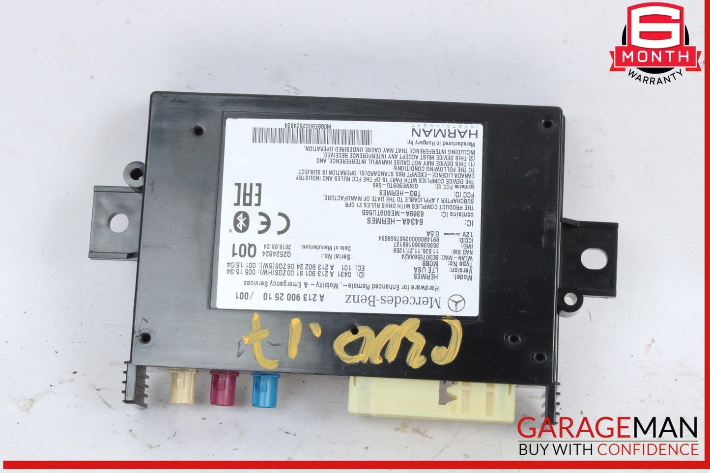 12-23 Mercedes W205 C300 4MATIC Communication Computer Control Module Unit OEM