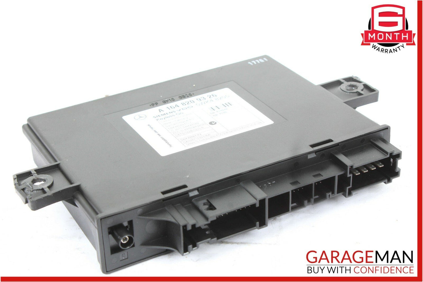 06-12 Mercedes X164 GL450 Keyless Go Control Module 1648209326 OEM