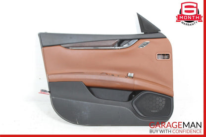 14-17 Maserati Quattroporte M156 Front Left Side Interior Door Panel OEM
