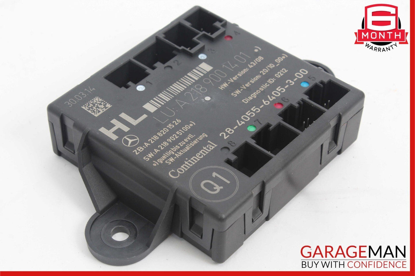 08-14 Mercedes W204 C300 C350 Front Left Door Control Module 2189001401 OEM
