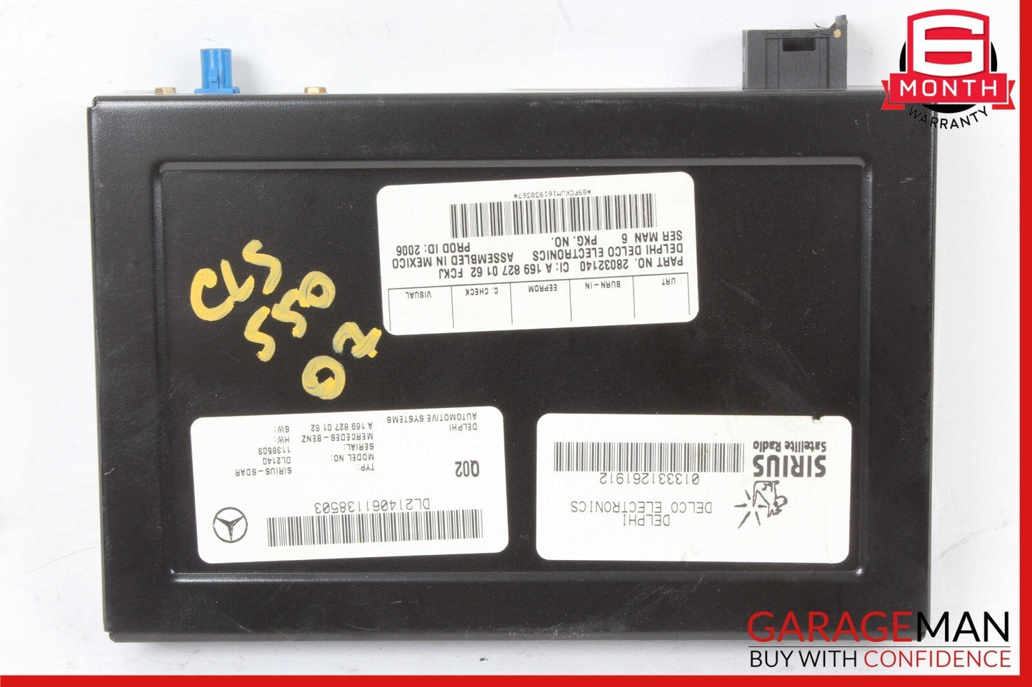 03-09 Mercedes W219 CLS550 GL450 Sirius Satellite Radio Receiver 1698270162 OEM