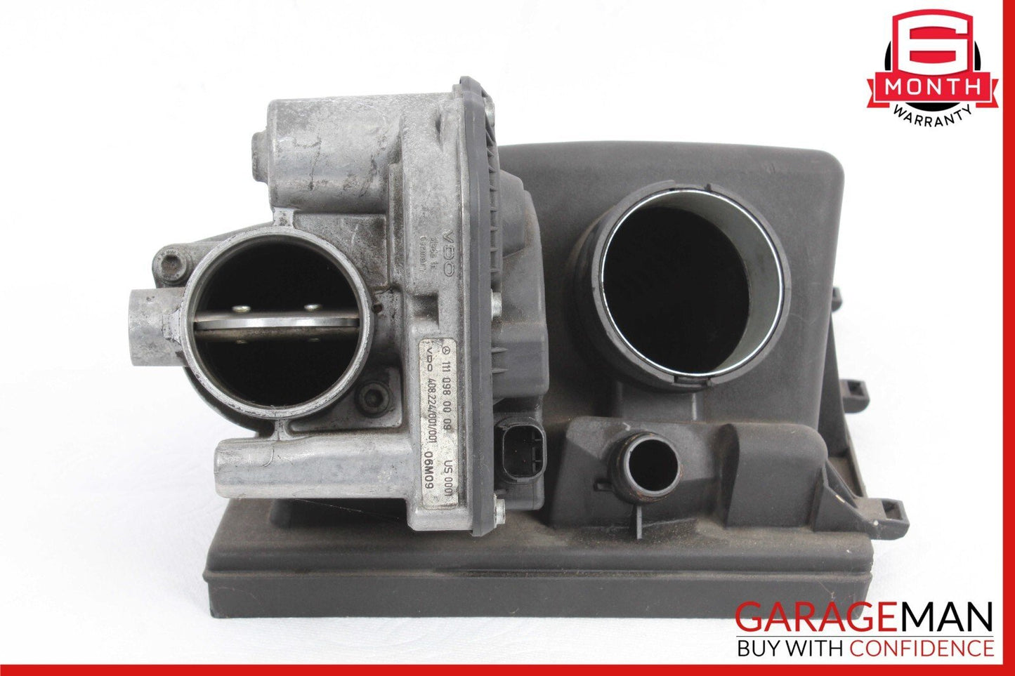 97-00 Mercedes R170 SLK230 Throttle Body Air Intake Cleaner Filter Box Assembly