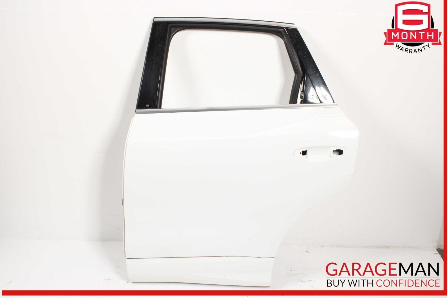 19-25 Audi Q3 Rear Left Driver Side Door Shell Panel White 83A833051C OEM
