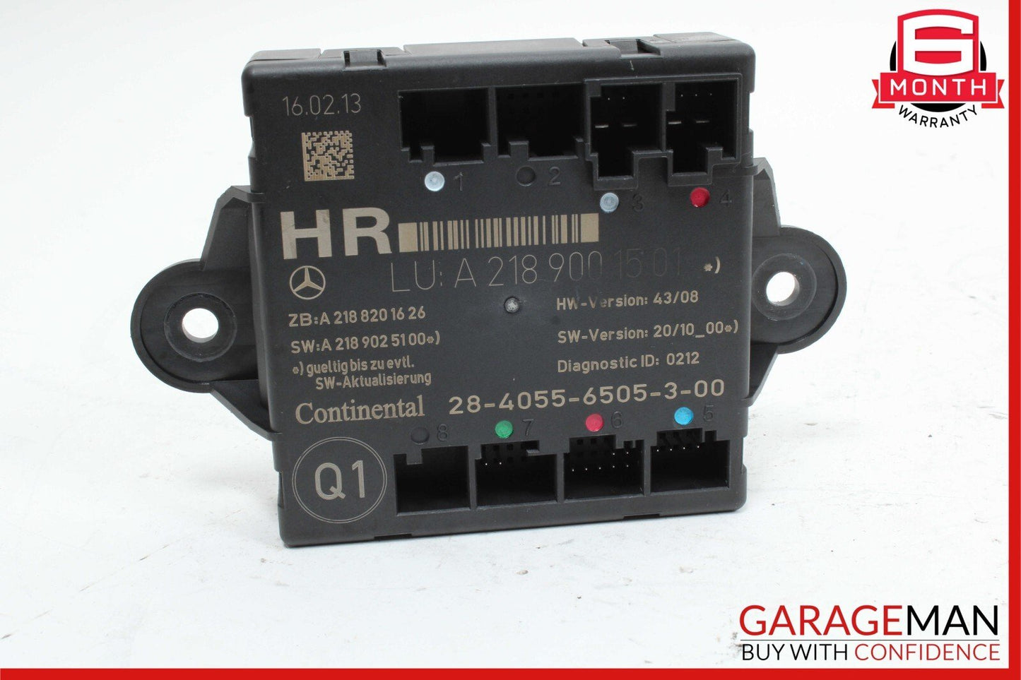 08-18 Mercedes W204 C250 C300 CLS550 Rear Left Side Door Controls Module Unit