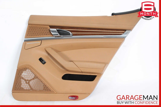 10-16 Porsche Panamera 970 Rear Right Side Interior Door Panel Trim Cover Assy