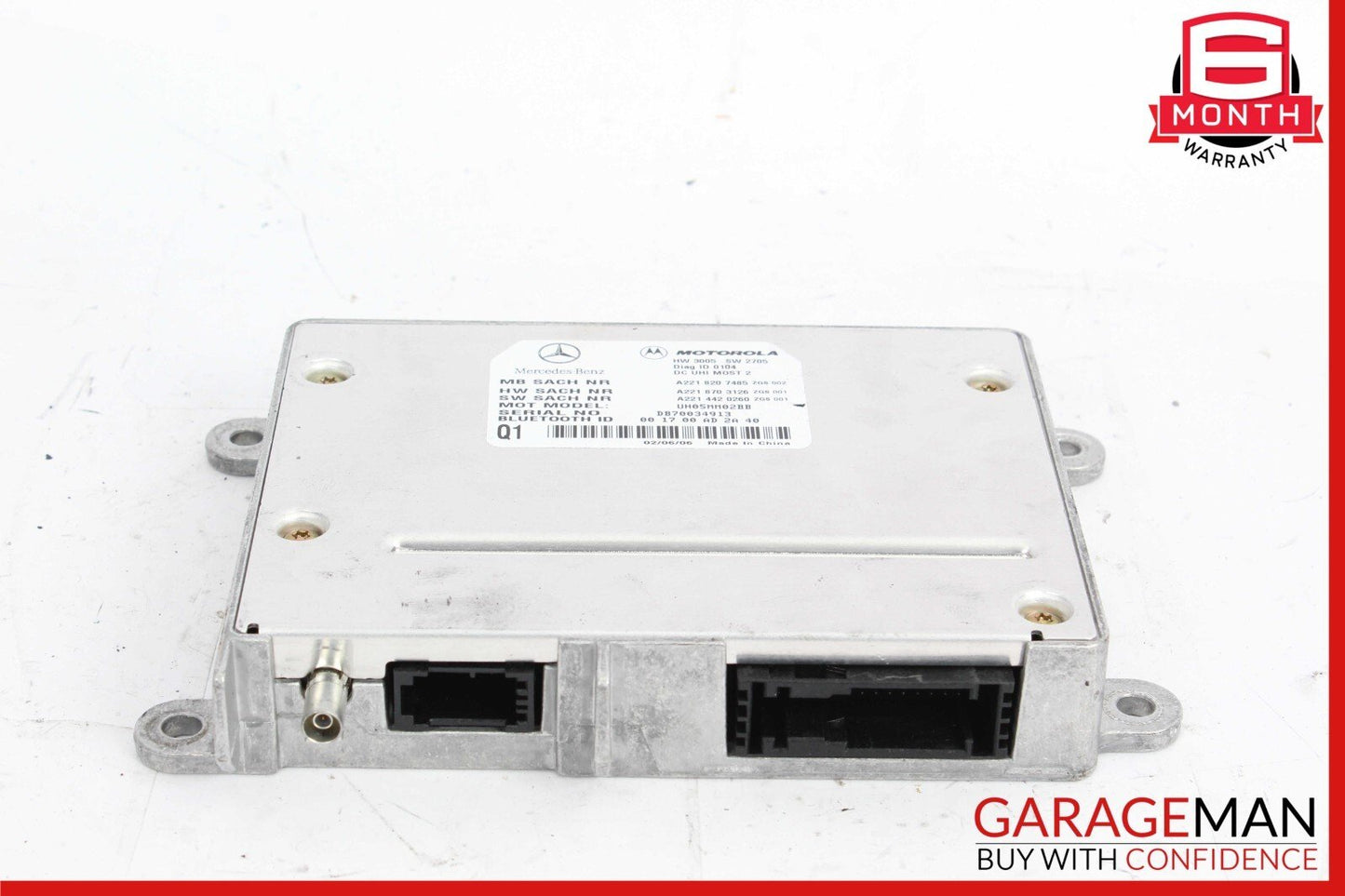 07-13 Mercedes W221 S550 S600 S63 AMG Motorola Bluetooth Control Module Unit OEM