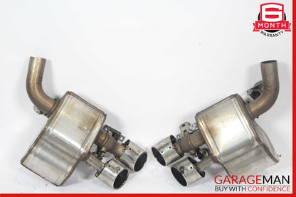 14-20 Maserati Ghibli 3.0L Rear Right & Left Side Exhaust Muffler Tips Set of 2