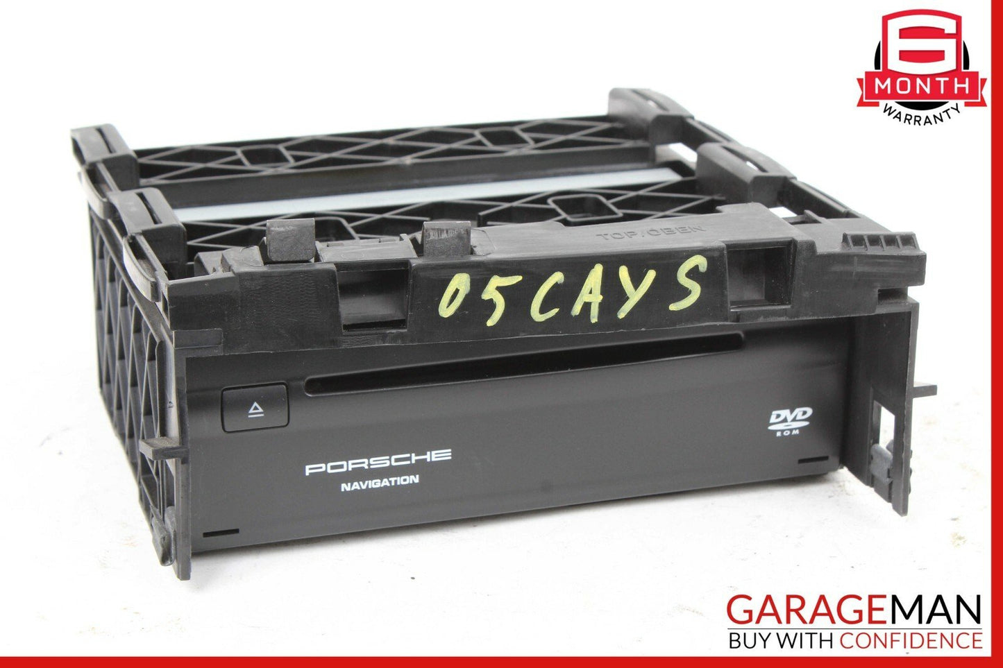 03-06 PORSCHE CAYENNE 955 GPS NAVIGATION DVD PLAYER BRACKET ASSEMBLY OEM