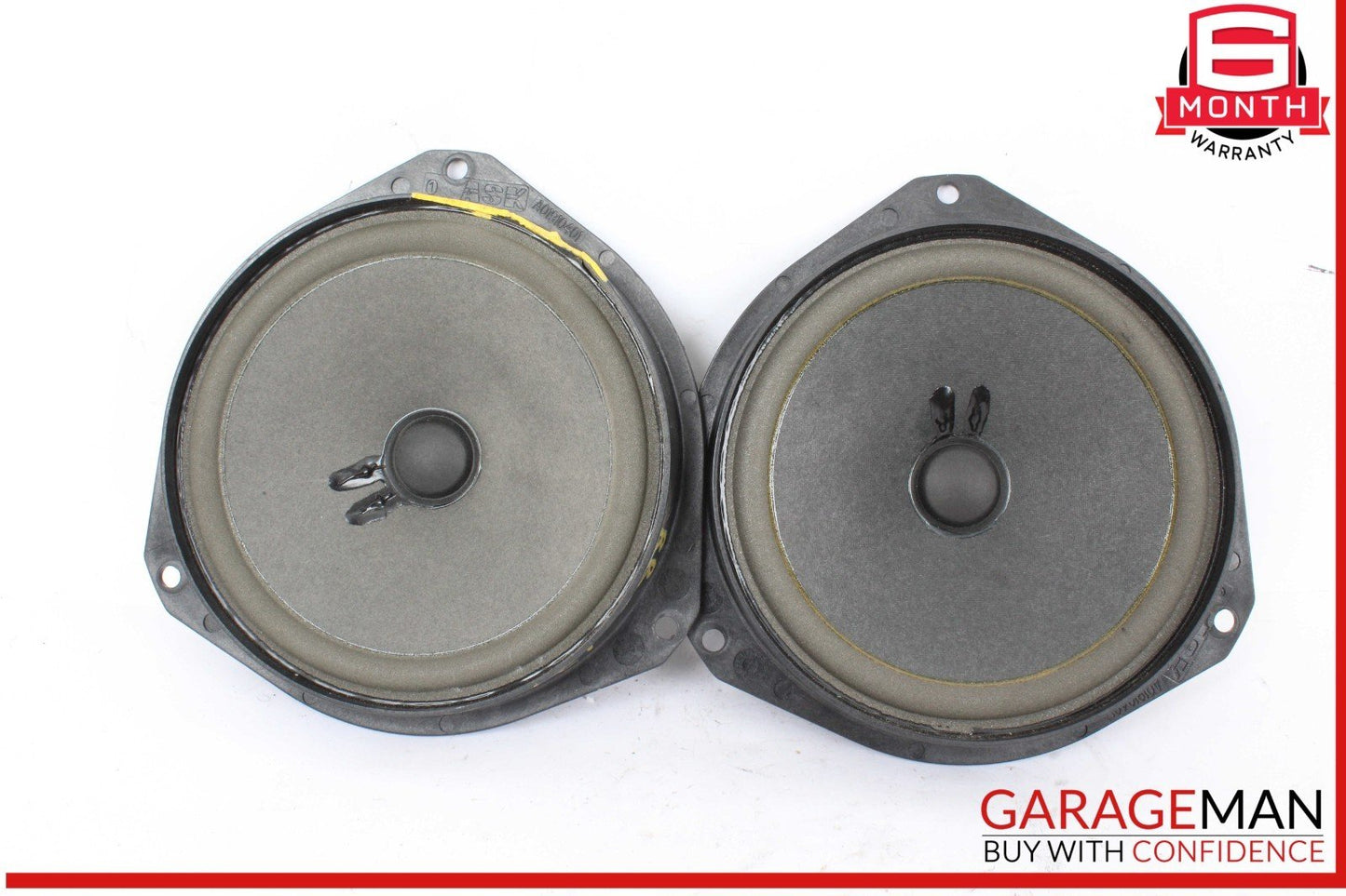 14-17 Maserati Ghibli Rear Right & Left Side Door Sound Audio Speaker Set of 2