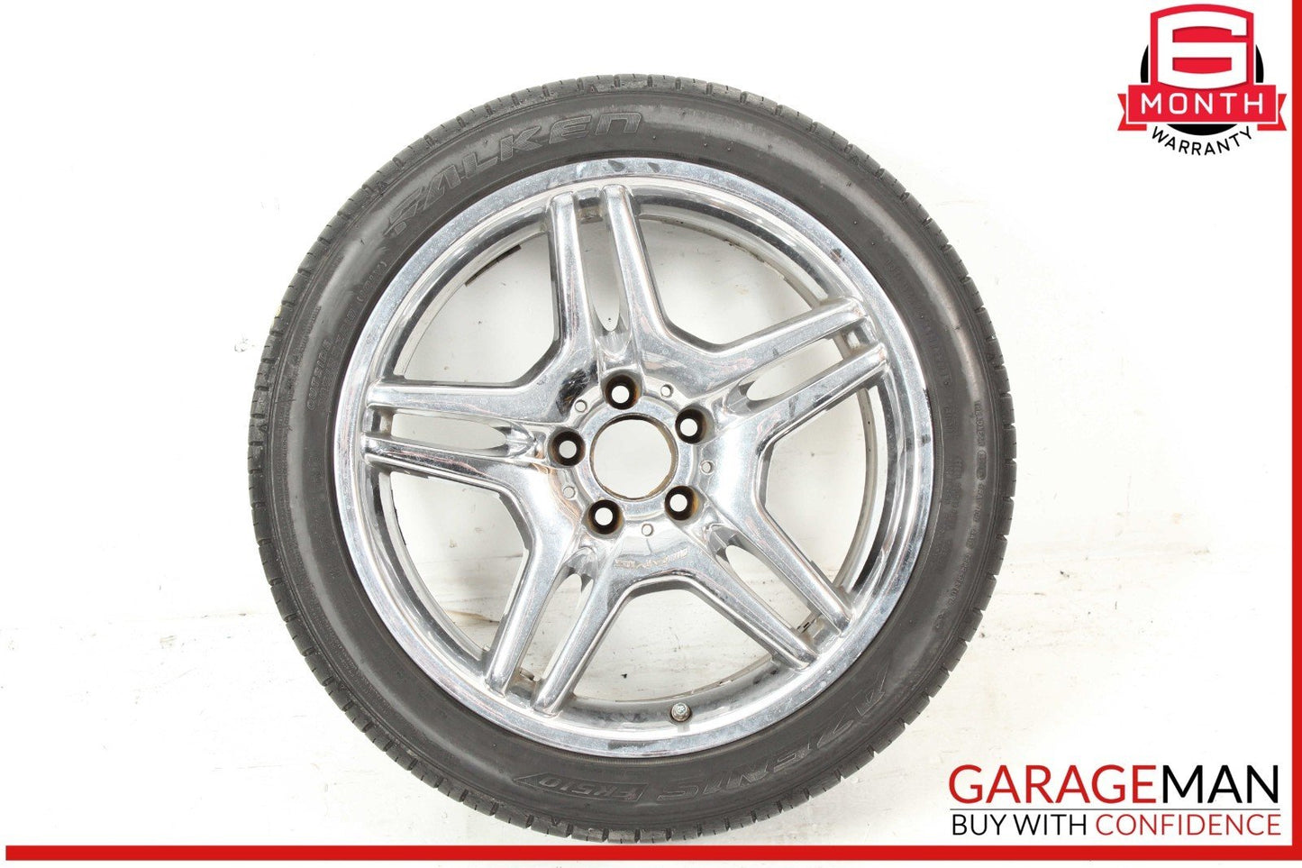 03-12 Mercedes R230 SL550 SL65 AMG Rear Wheel Tire Rim 9.5Jx18H2 ET33 OEM