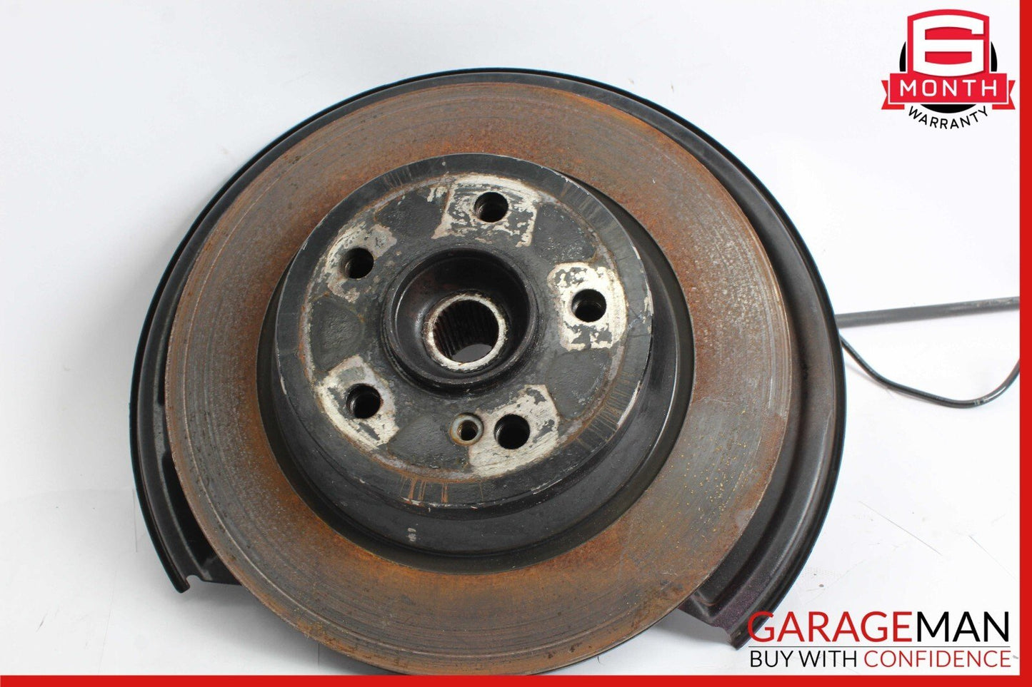 10-18 Mercedes W212 E350 Rear Right Side Spindle Knuckle Hub w/ Rotor Disc OEM