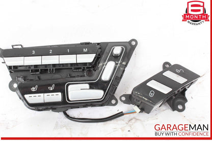 07-13 Mercedes W221 S400 Hybrid Front Right Side Seat Control Switch Set OEM