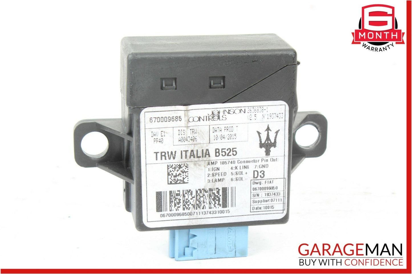 14-18 Maserati Ghibli Quattroporte Power Steering Control Module Unit OEM