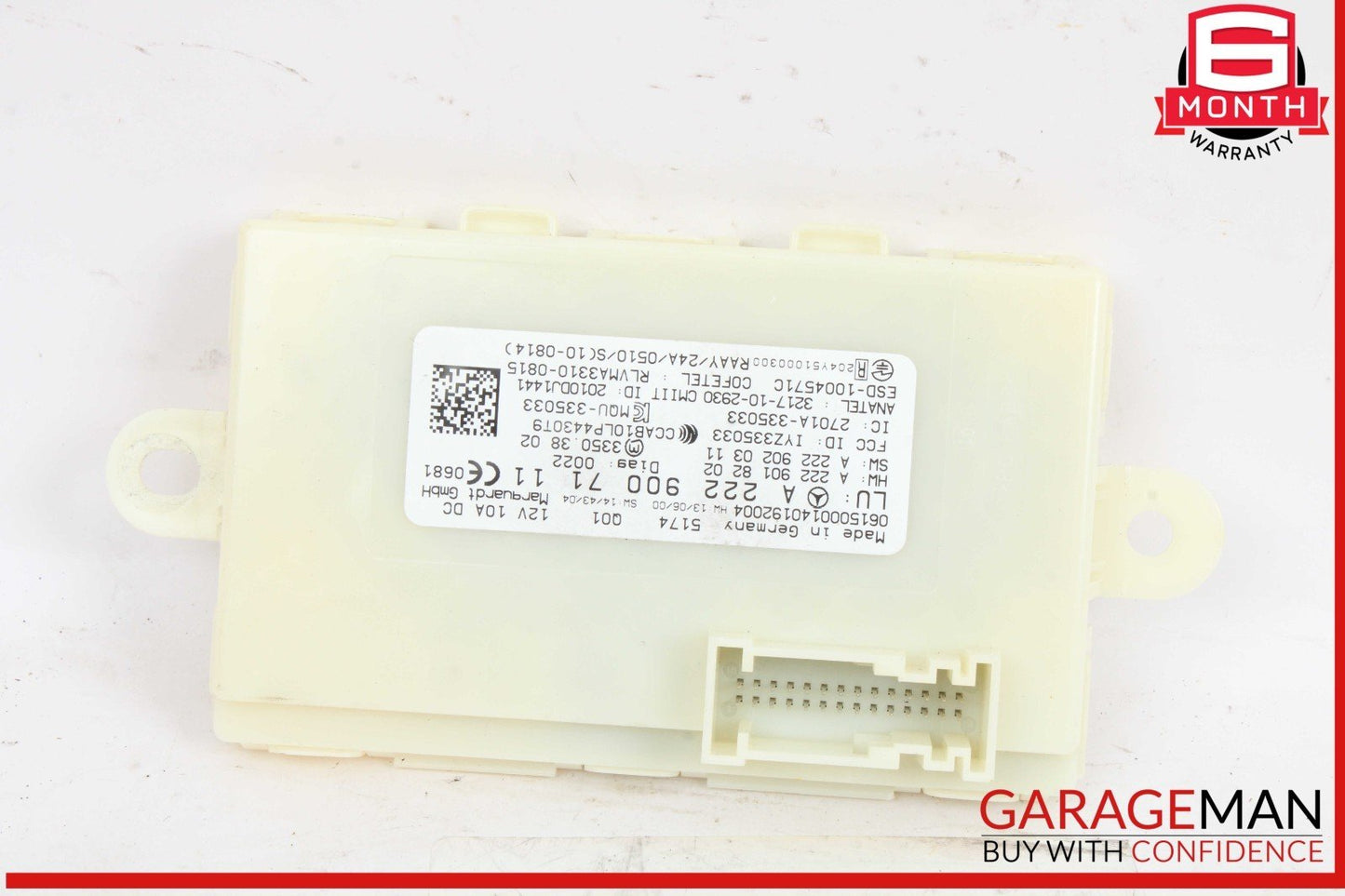 14-19 Mercedes W205 C300 4MATIC Keyless Go Entry Control Module Unit OEM