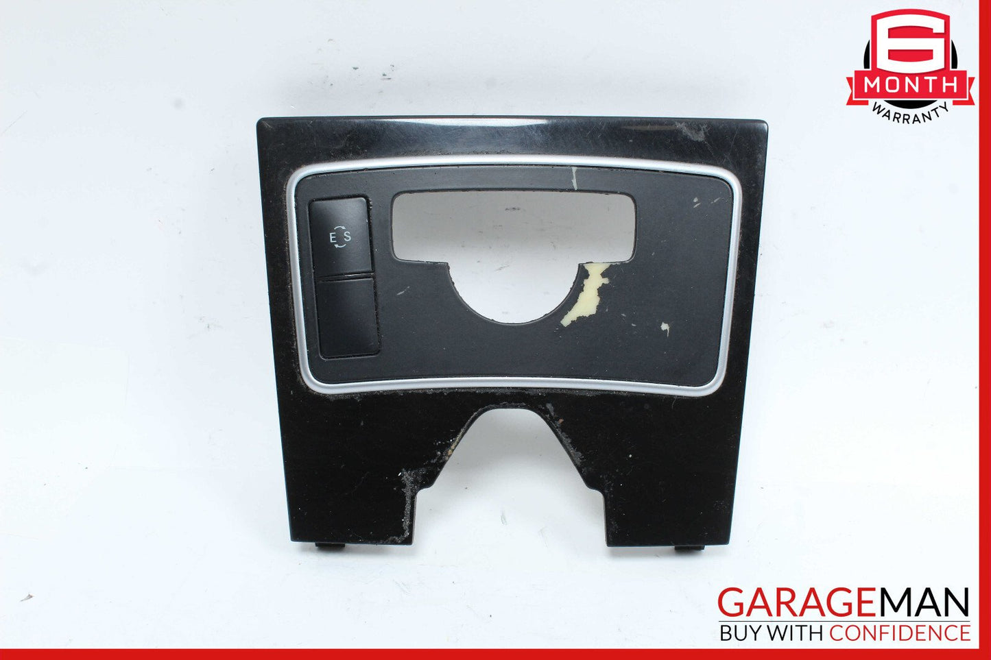 10-13 Mercedes W212 E350 E550 Center Console Switch Trim Cover Bezel Black OEM