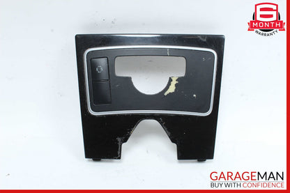 10-13 Mercedes W212 E350 E550 Center Console Switch Trim Cover Bezel Black OEM