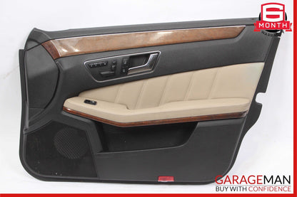 10-13 Mercedes W212 E350 E400 Front Right Side Interior Door Panel Cover Beige