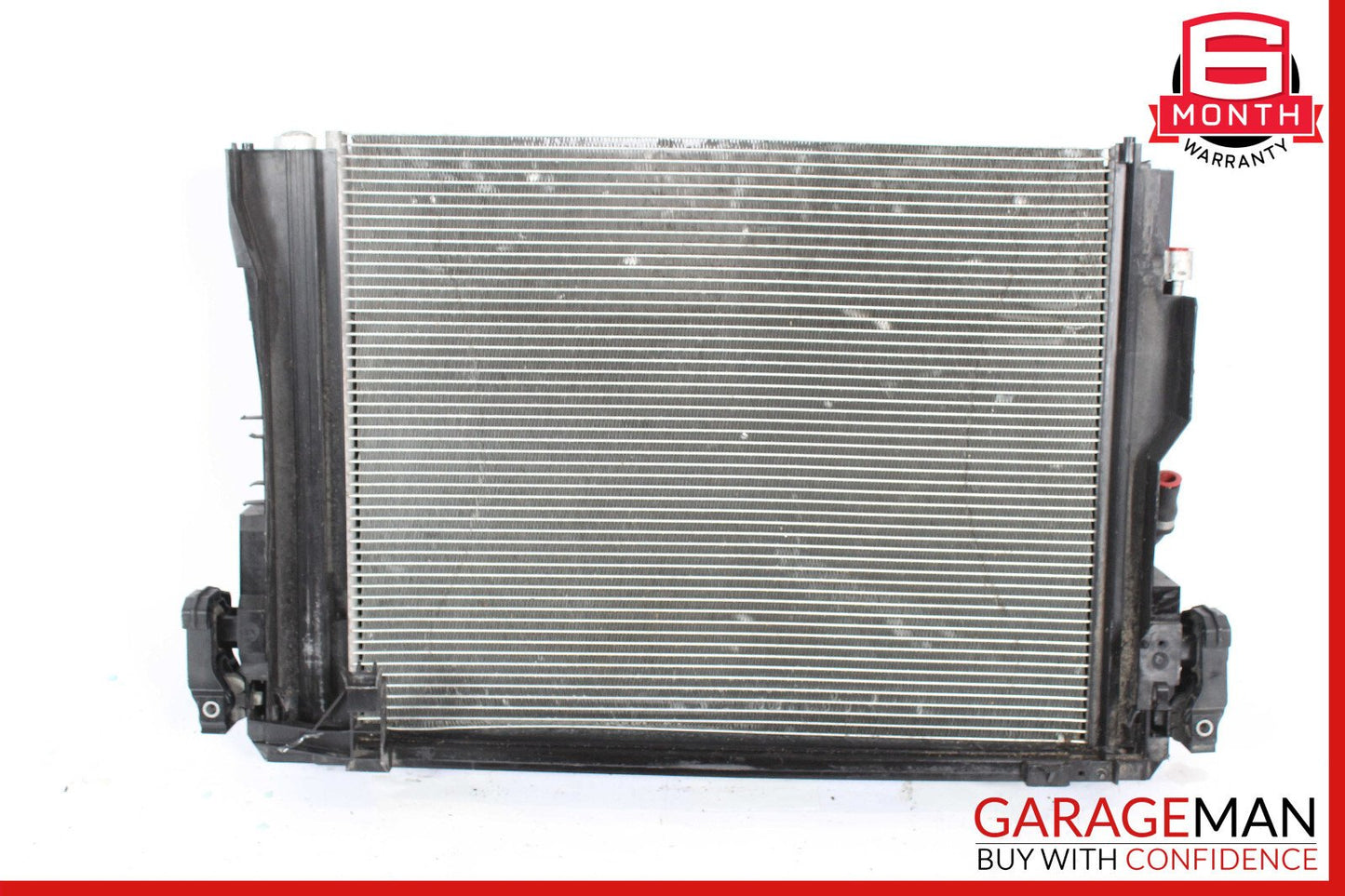 10-19 BMW F10 550i 650i Cooling Radiator A/C Condenser OEM