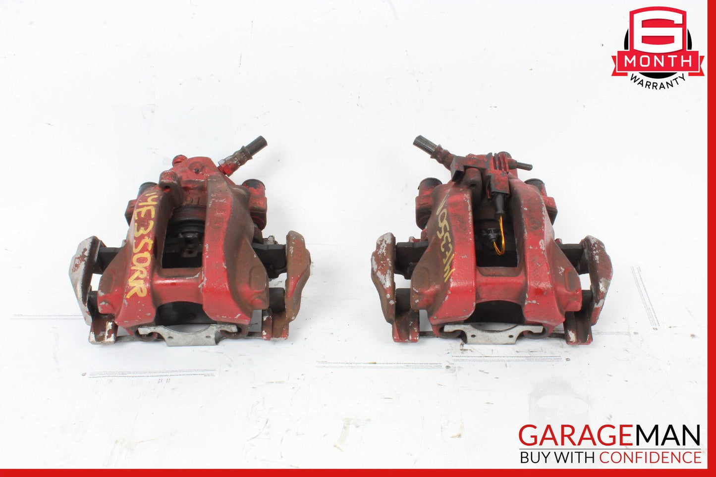 10-18 Mercedes W212 E350 CLS400 Rear Left & Right Brake Caliper Calipers Set OEM