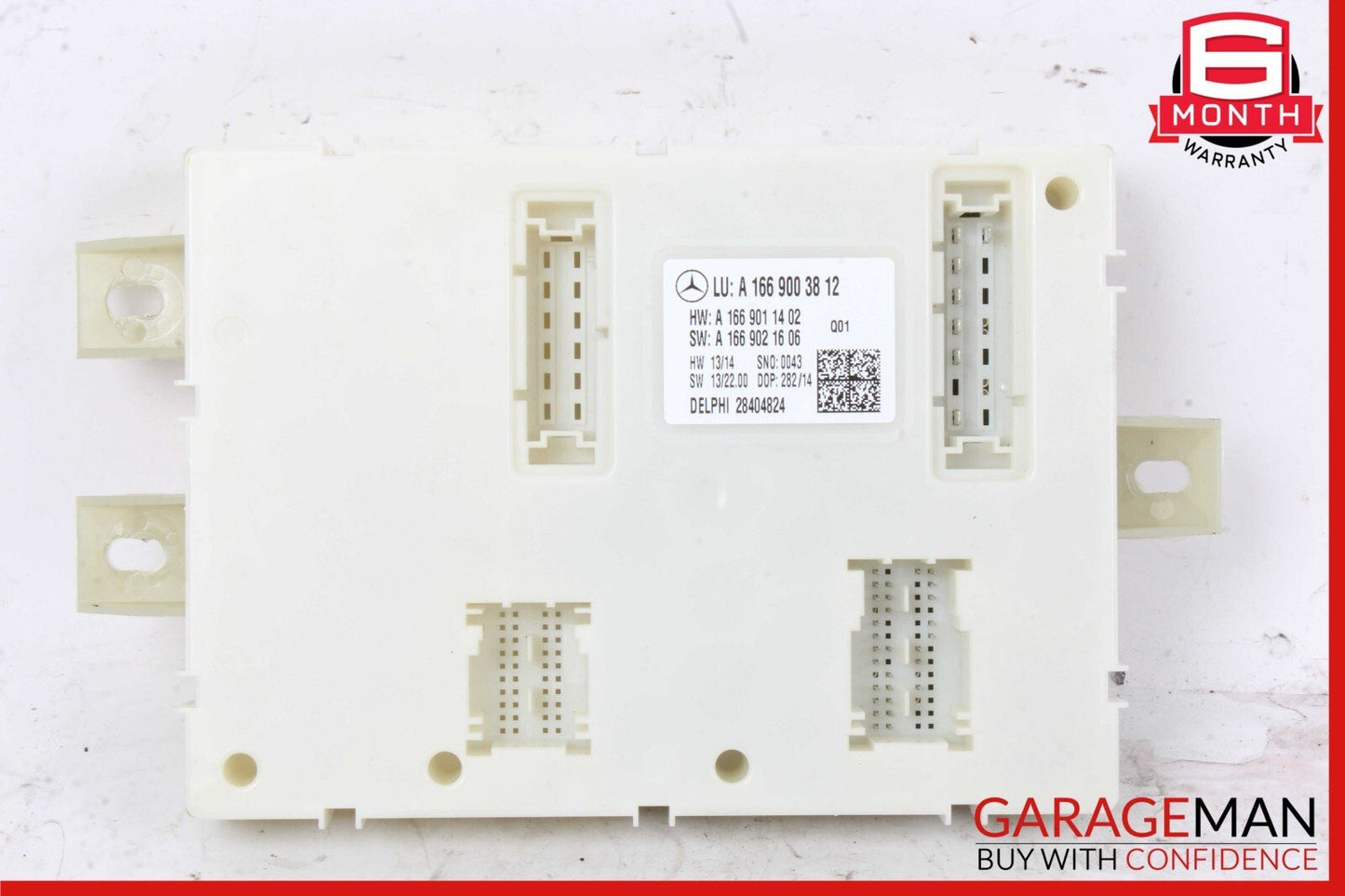 12-19 Mercedes W166 ML400 GLS550 Rear Relay Fuse Box SAM Module 1669003812 OEM