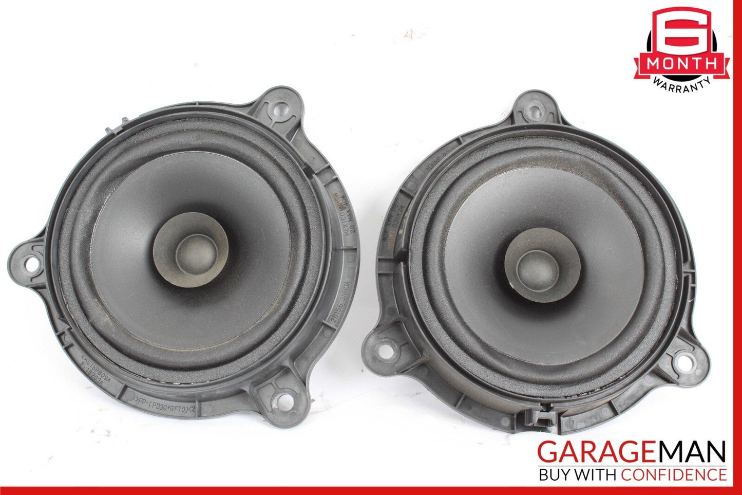 13-19 Nissan Leaf Rear Left & Right Door Sound Audio Speaker Set of 2 OEM