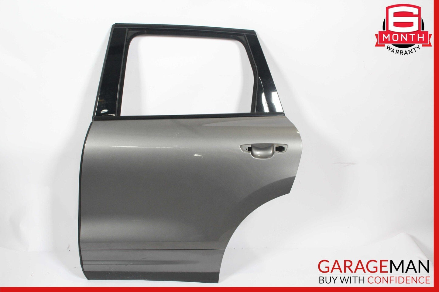 11-17 Porsche Cayenne 958 Rear Left Side Exterior Door Shell Panel Meteor Grey