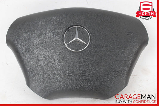 01-05 Mercedes W163 ML55 ML500 Steering Wheel Airbag Air Bag Leather Black OEM