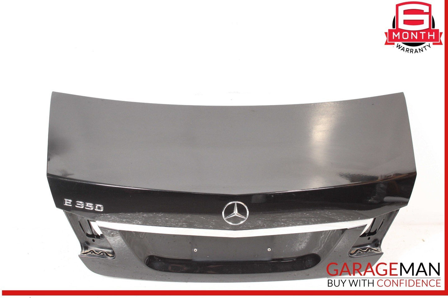 10-16 Mercedes W212 E350 E400 Sedan Rear Trunk Lid Deck Shell Panel Black OEM