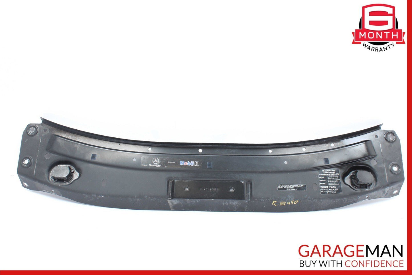 06-12 Mercedes GL450 ML350 Front Upper Radiator Core Tie Bar Support 1646200486