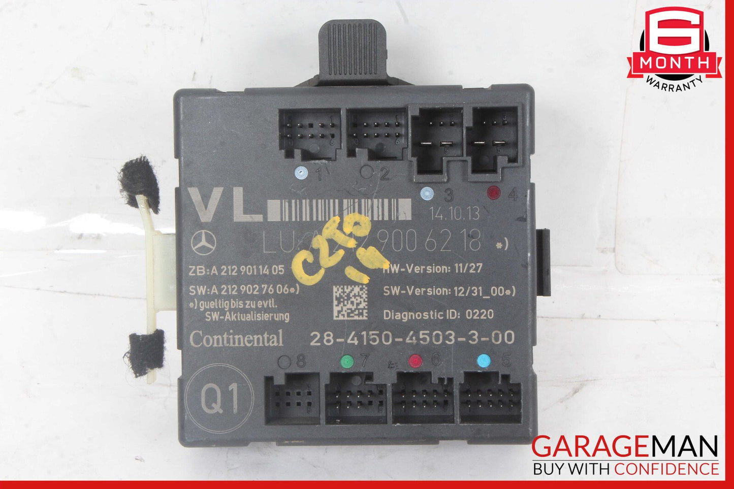 08-18 Mercedes W212 E350 Front Left Side Door Control Module OEM