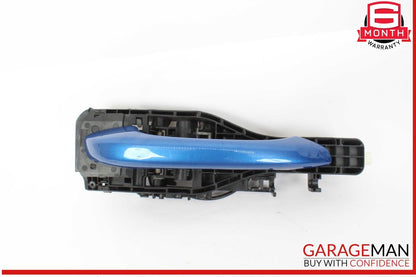 15-24 Porsche Macan 95B Front or Rear Right Side Exterior Door Handle Blue OEM