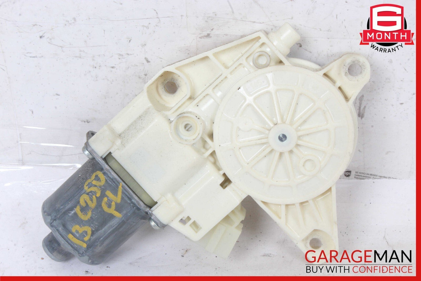 08-16 Mercedes W204 C250 C300 Front Left Side Door Window Regulator Motor OEM