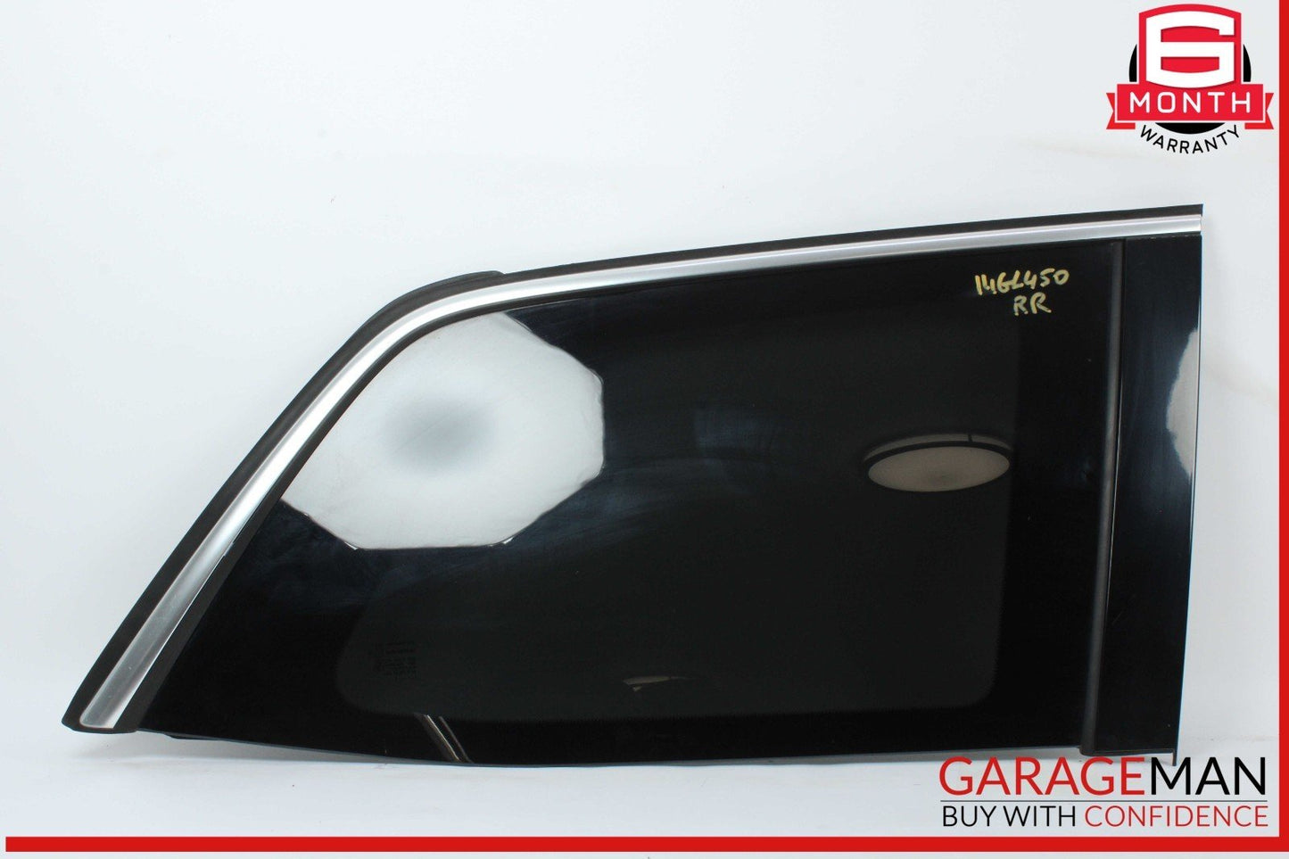 13-19 Mercedes X166 GL450 GLS550 Rear Right Side Quarter Window Glass Trim Assy