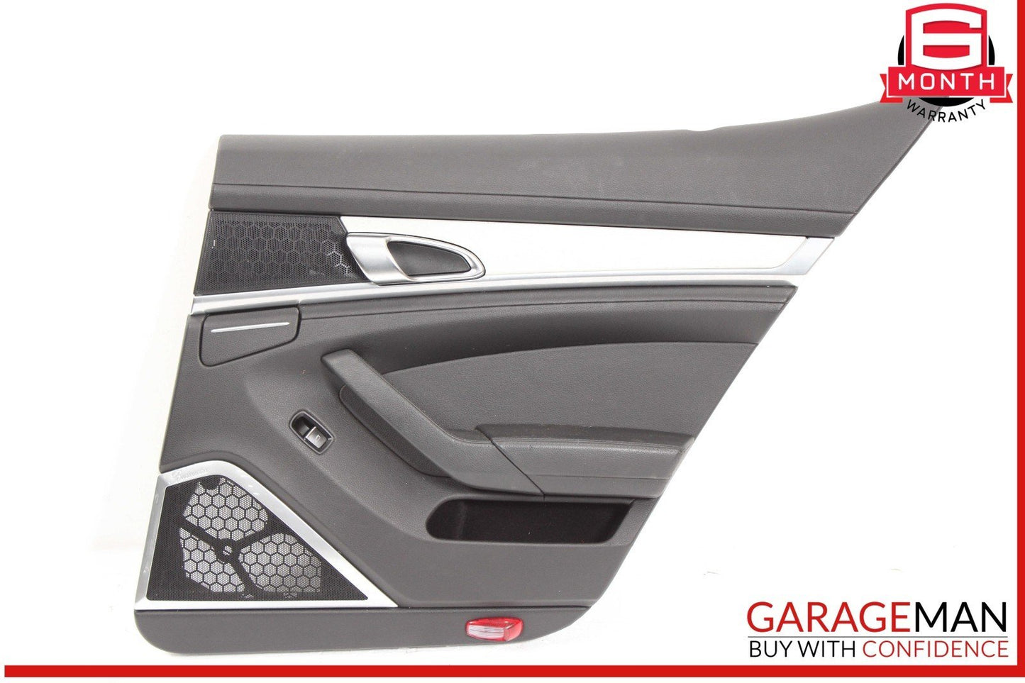 10-16 Porsche Panamera 970 GTS Rear Right Interior Door Panel Leather OEM
