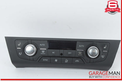 12-18 Audi A7 Front AC Climate Control Panel 4G0820043L Genuine OEM