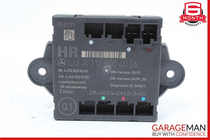 08-18 Mercedes W212 E350 C300 GLK350 Rear Right Side Door Control Module OEM