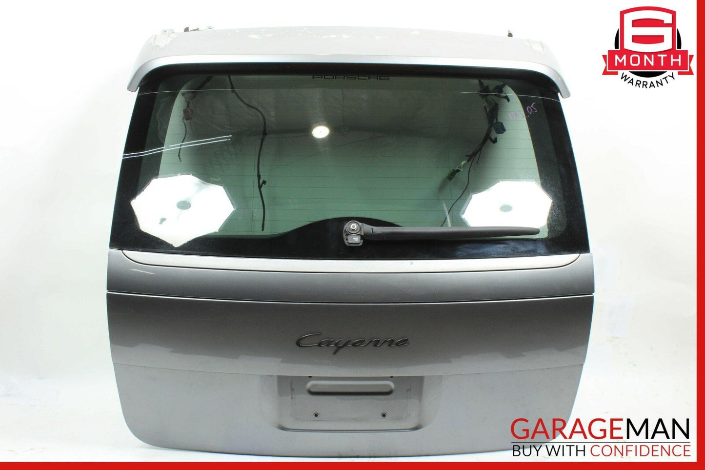 03-06 Porsche Cayenne Turbo S Rear Trunk Tailgate Liftgate Hatch Shell Panel