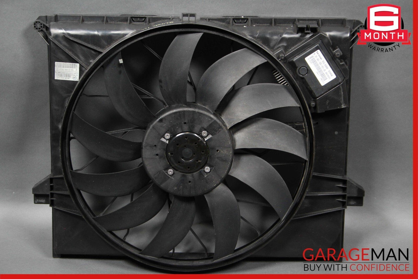 06-12 Mercedes X164 GL450 Engine Motor Radiator Cooling Fan Shroud Assembly OEM