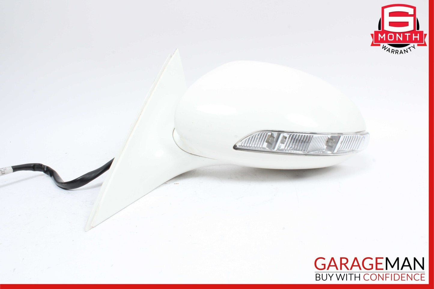 07-09 Mercedes W221 S550 S600 Front Left Driver Side Mirror Door Rear View White