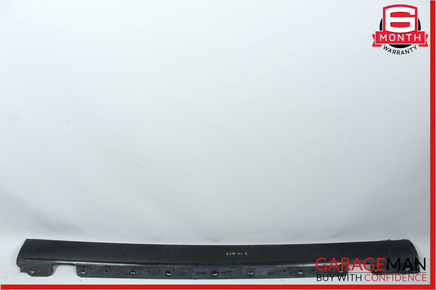 02-05 Mercedes W203 C230 C320 Coupe Right Side Rocker Skirt Moulding Panel Black