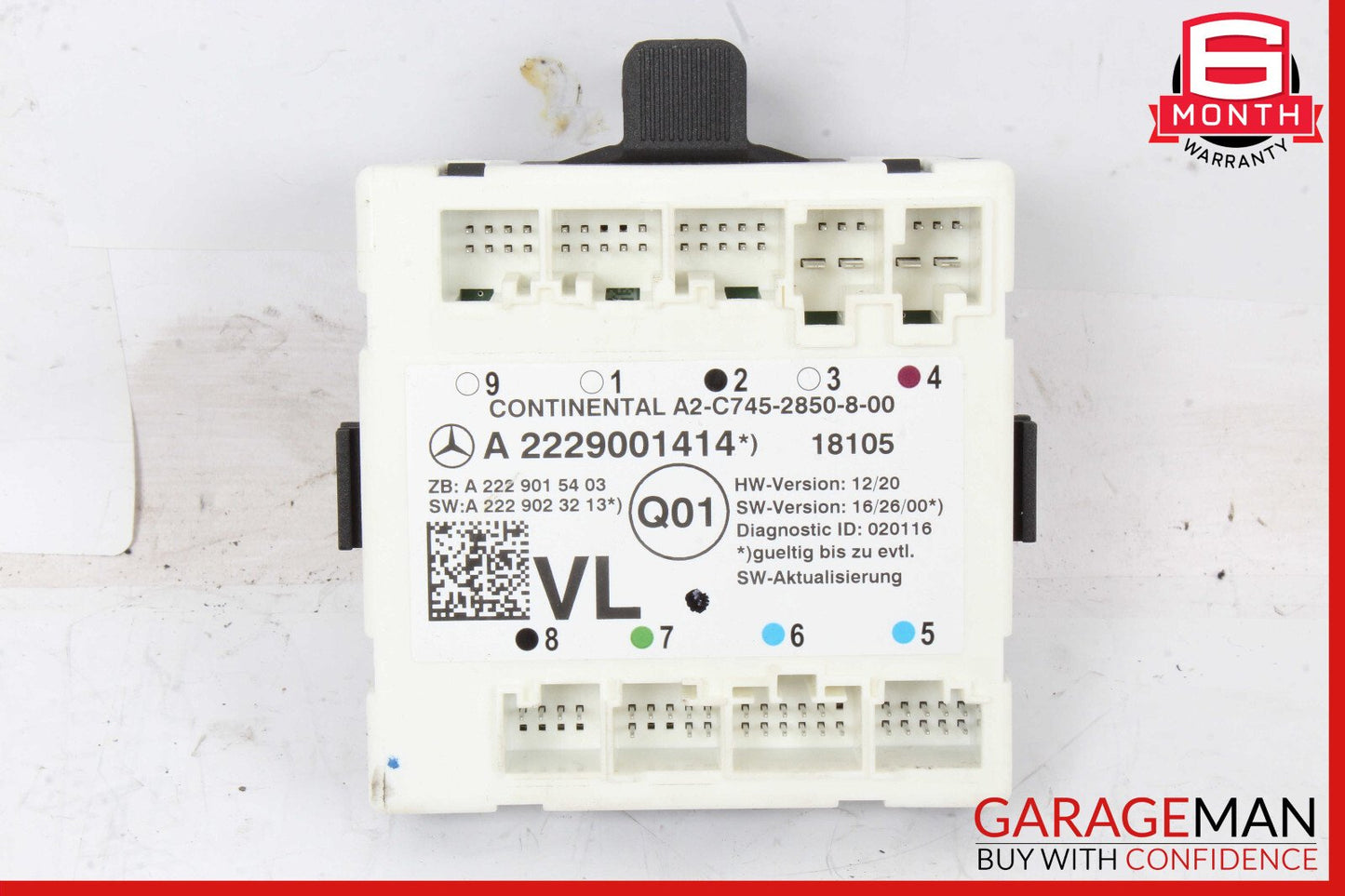 15-18 Mercedes W205 C300 C350e Front Left Side Door Control Module Unit OEM