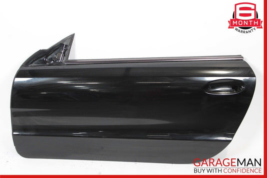 03-12 Mercedes R230 SL550 Front Left Side Exterior Door Shell Frame Panel Black