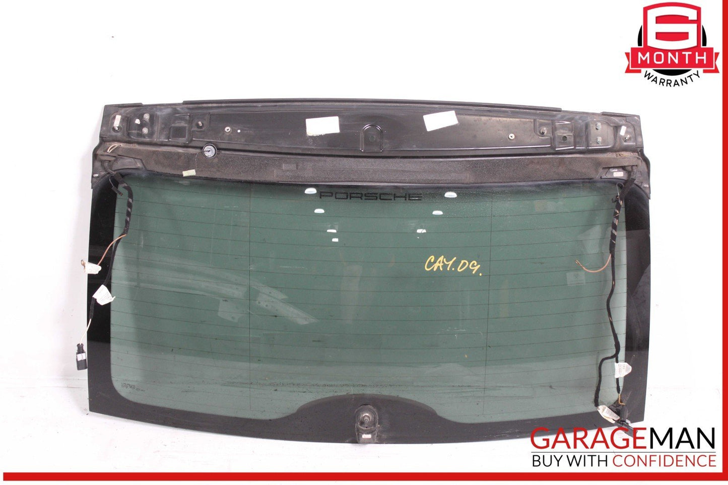 03-10 Porsche Cayenne 957 Rear Tailgate Lift Gate Window Glass Panel Assembly