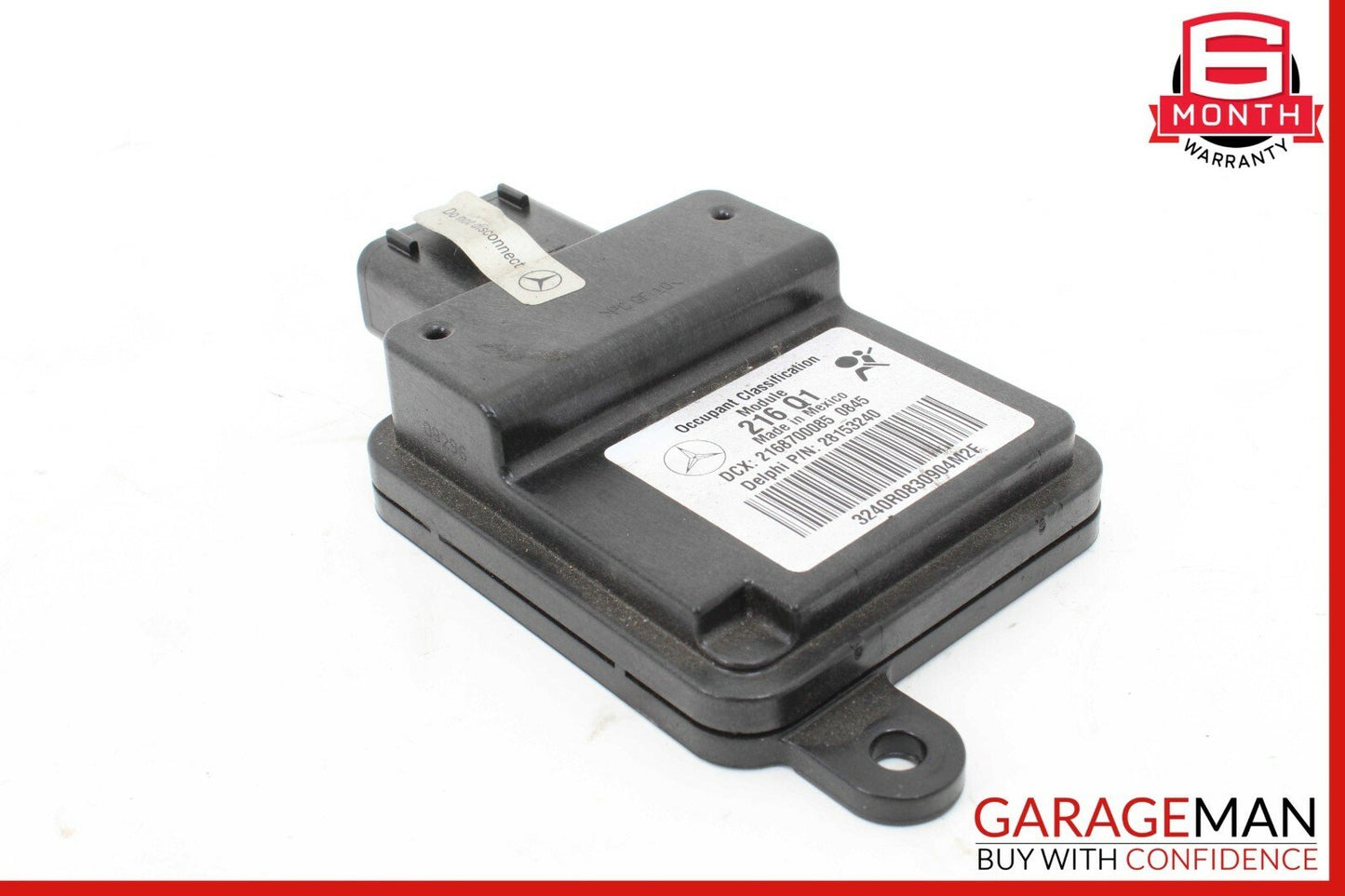 07-10 Mercedes W216 CL550 CL600 Seat Occupancy Module Right Passenger 2168700085